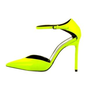 SAINT LAURENT Patent Leather D’Orsay Pumps